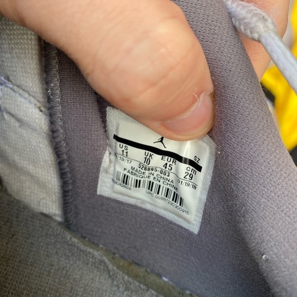 2017 Air Jordan Retro Cool Grey Size 11 - Picture 10 of 10